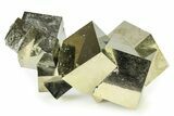 Spectacular Natural Pyrite Cube Cluster - Navajun, Spain #325092-2